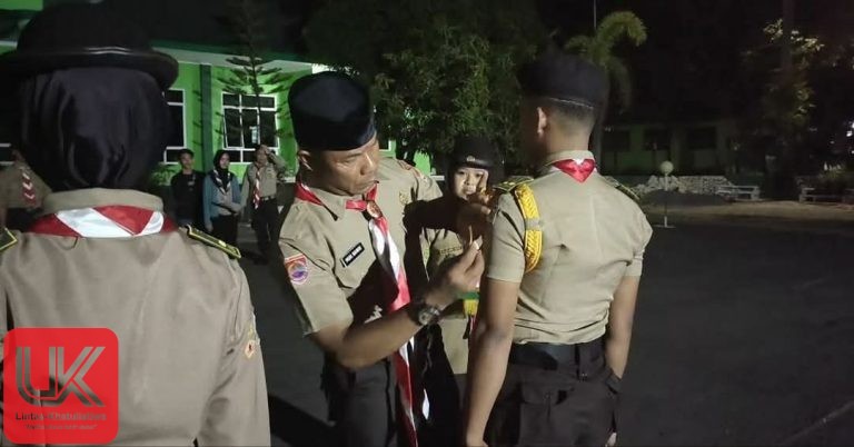 Kapten Inf Muh Nawir Pasiter Kodim 1421/Pangkep Hadiri Persami dan Pelantikan Saka Wira Kartika Angkatan IX Tahun 2024