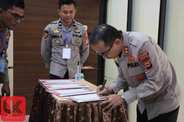 Polres Pangkep Tegaskan Transparansi Penerimaan Polri 2025 Melalui Penandatanganan Pakta Integritas