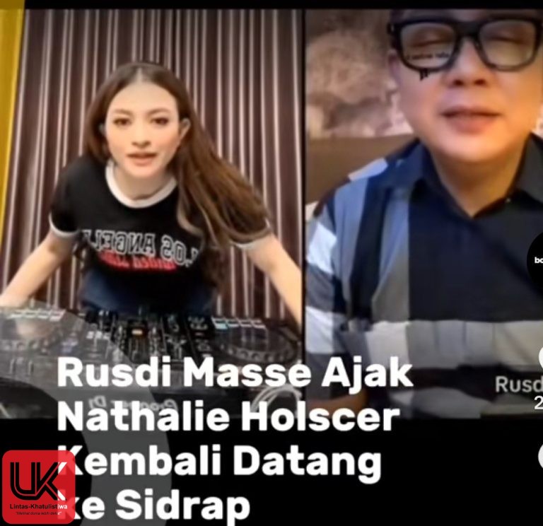 Rusdi Masse Mappasessu (RMS) Undang Nathalie Kembali ke Sidrap ?