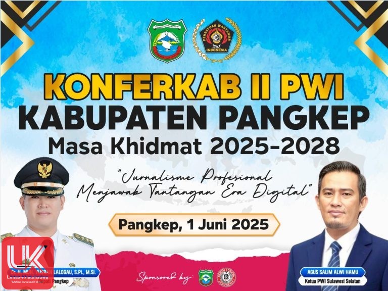 PWI Pangkep Gelar Komferkab II, Ditetapkan 1 Juni 2025