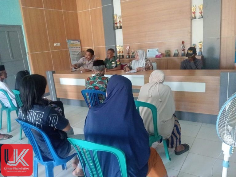 3 Pilar kamtibmas Desa Pitusunggu Kecamatan Ma’rang Mediasi/Problem Solving Masalah Tanah