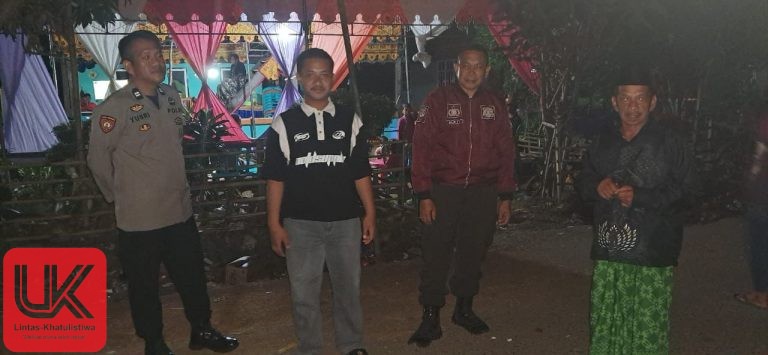 Bhabinkamtibmas Polsek Ma’rang Laksanakan Kunjungan ke Rumah Warga Binaan Yang Sedang Menggelar Hajatan Pernikahan