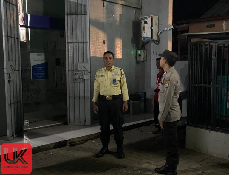 Polsek Ma’rang Intensifkan Patroli Malam, Perkuat Keamanan di Objek Vital Seperti Bank BRI
