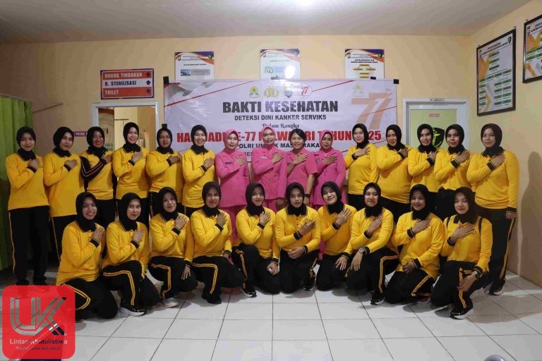 Polwan Polres Pangkep Gelar Pemeriksaan Pap Smear, Upaya Deteksi Dini Kanker Serviks