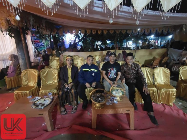 Wujudkan Kamtibmas Kondusif, Bhabinkamtibmas Polsek Ma’rang Kawal Acara Hajatan Pernikahan Warga Binaan