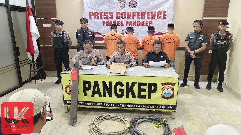 Operasi Sikat Lipu 2025: Polres Pangkep Berantas Kejahatan, Wujudkan Pangkep Kondusif