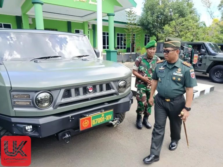 Kodim 1421/Pangkep Terima 4 Unit  Kendaraan Operasional Ransus JEEP 4×4 Type Spartan