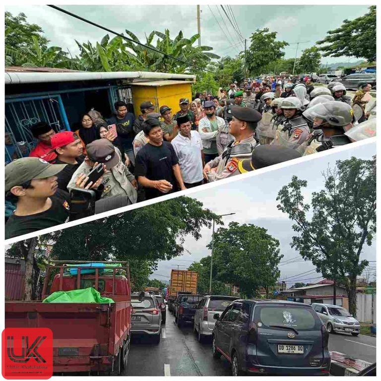Eksekusi Pengosongan Lahan di Maleleng, Pangkep: Jalan Poros Lumpuh