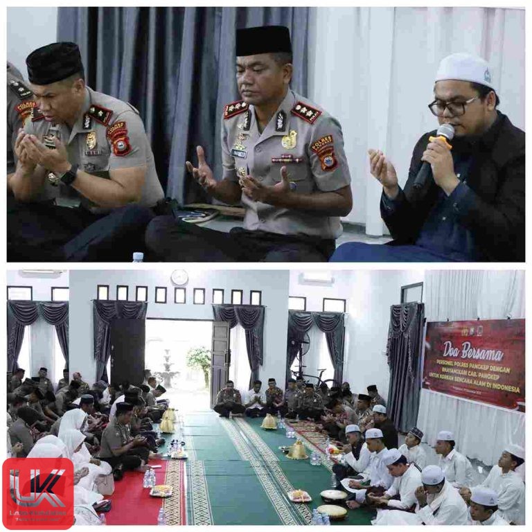 Doa Bersama Polres Pangkep dan Bhayangkari: Wujud Kepedulian untuk Korban Bencana Alam di Indonesia