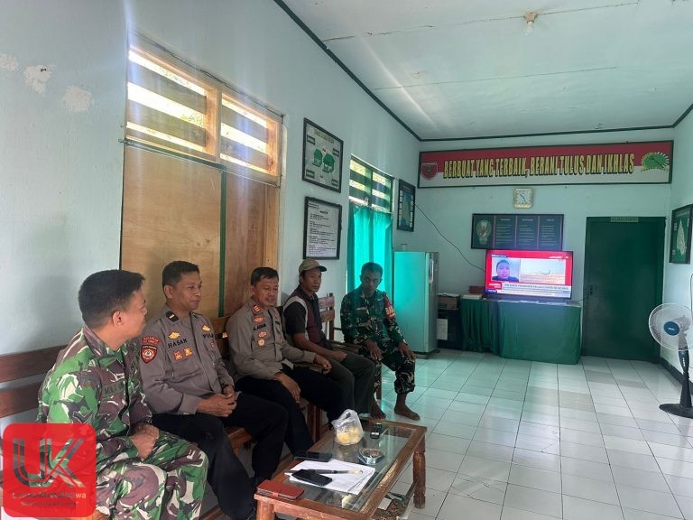 Kapolsek Ma’rang Lakukan Silaturahmi ke Koramil 1421-05, Perkuat Sinergitas TNI–Polri
