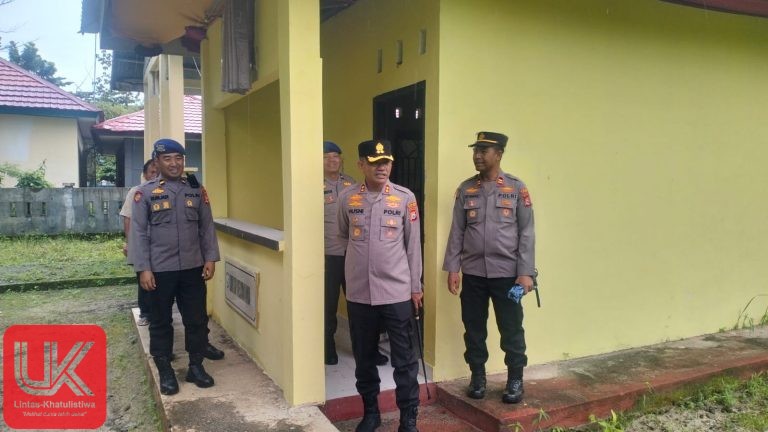 Kapolres Pangkep Lakukan Pengecekan di Polsek Subsektor Liukang Tupabbiring Utara
