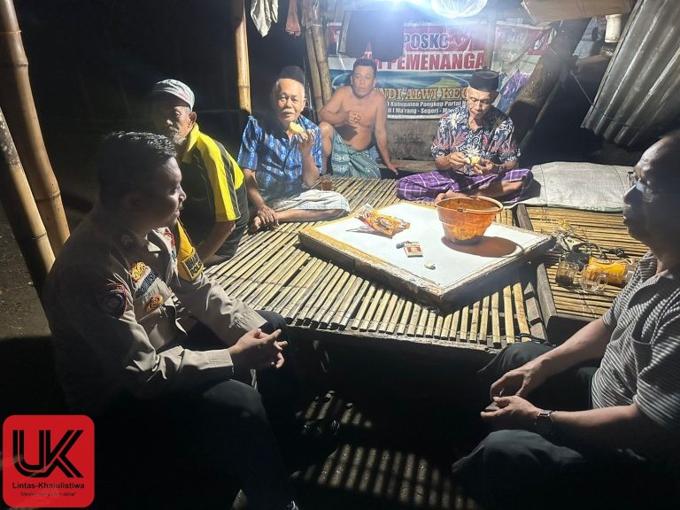 Bhabinkamtibmas Polsek Ma’rang Tingkatkan Patroli Malam di Pemukiman Warga Binaan