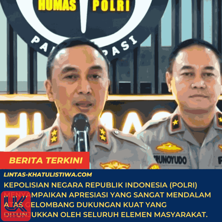 Polri Apresiasi Dukungan Publik, Komitmen Transformasi Demi Pelayanan Prima di Bawah Kendali Presiden