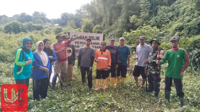 Lurah Ma’rang Andi Rita Welly Kerja Bakti: Bersama Membangun Koperasi Merah Putih