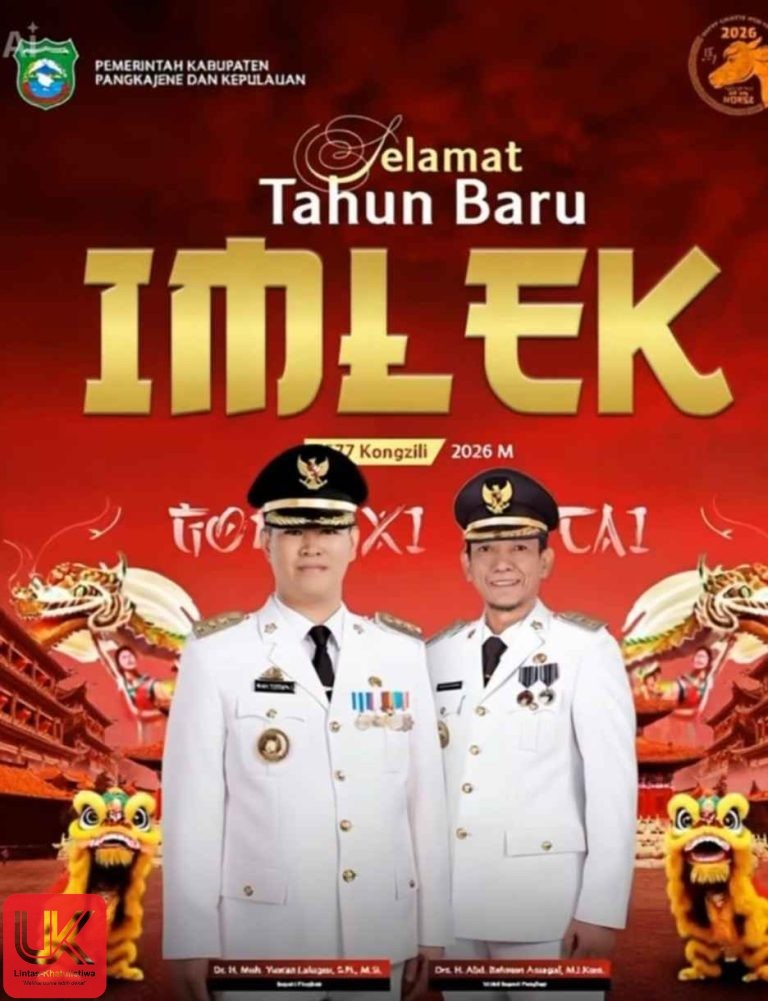 Pemerintah Kab. Pangkep Mengucapkan Selamat Tahun Baru Imlek 2577 Kongzili: Jalin Kebersamaan dalam Semangat Toleransi dan Gotong Royong