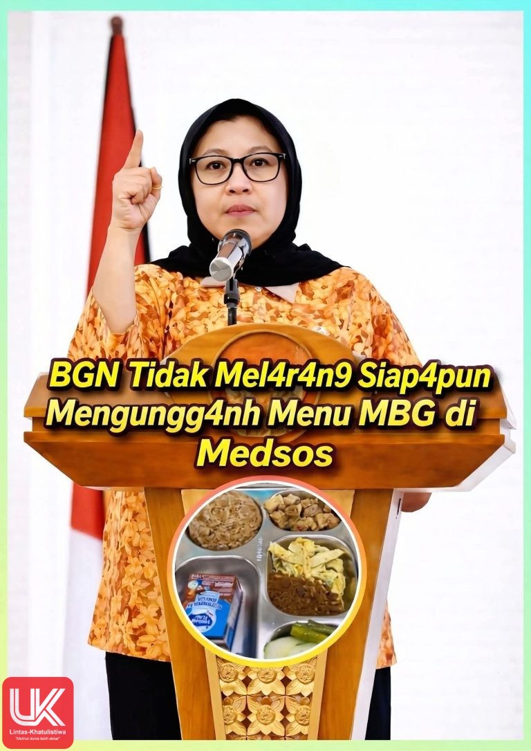 Wakil Mentri BGN Mengajak Orang Tua Siswa, Berani Bersuara dan Berperan aktif Program Gizi Anak Berjalan Semestinya