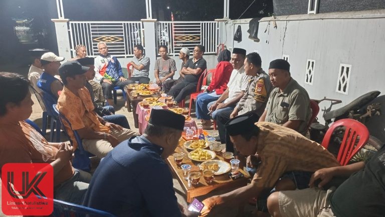 Perkuat Sinergitas Polsek Pangkajene, perkuat Silaturahimi dengan perangkat Lurah.