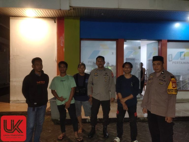 Patroli Rutin Malam Hari, Polsek Ma’rang Komitmen Jaga Kondusifitas Wilayah