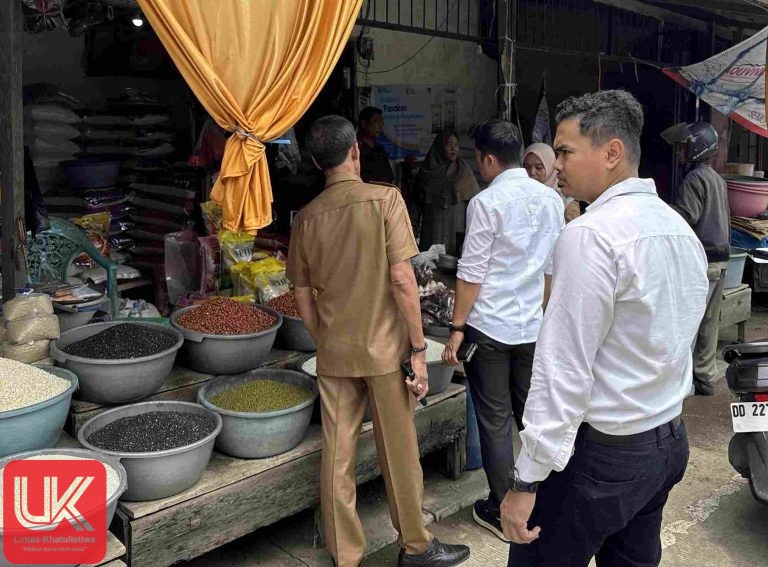 Antisipasi Lonjakan Harga, Satgas Saber Pangkep Pantau Pasar Sentral Pangkajene