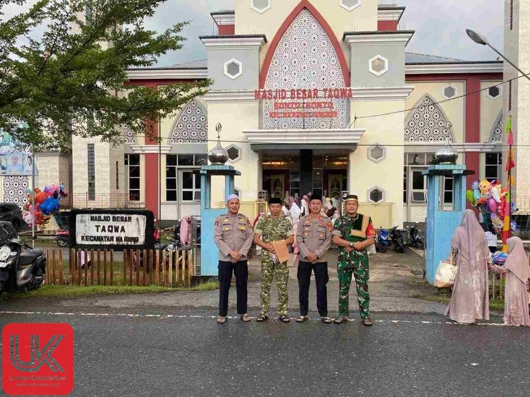 Sinergi TNI-Polri dan Masyarakat, Shalat Idul Fitri di Ma’rang Aman Terkendali