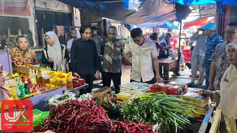 Antisipasi Lonjakan Kebutuhan, Satgas Saber Pangkep Sidak Pasar Sentral Pangkajene