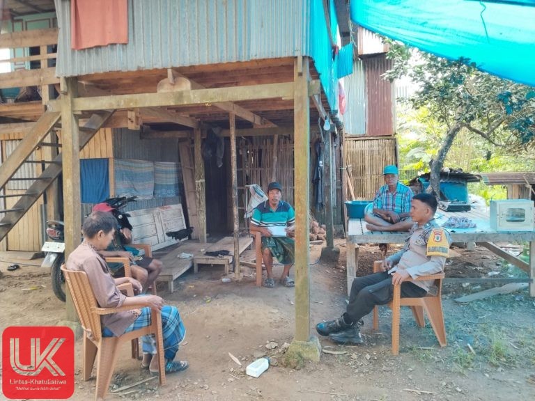 Sinergi Polri dan Masyarakat, Bhabinkamtibmas Polsek Ma’rang Sambangi Desa Binaan