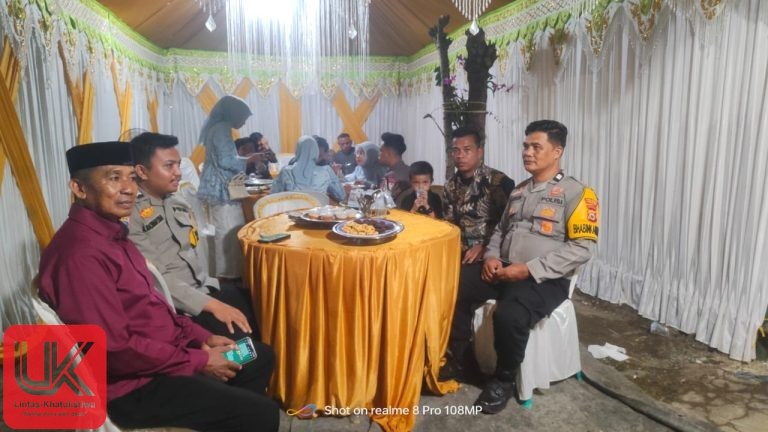 Bhabinkamtibmas Polsek Ma’rang Kelurahan Talaka Laksanakan Sambang dan Pengamanan Hajatan Warga