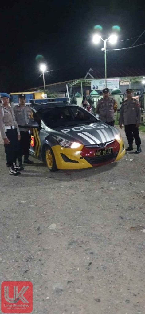 Polsek Ma’rang Gelar Pengamanan Malam Takbiran Idul Adha 1447 H, Antisipasi Balapan Liar di Jalur Poros