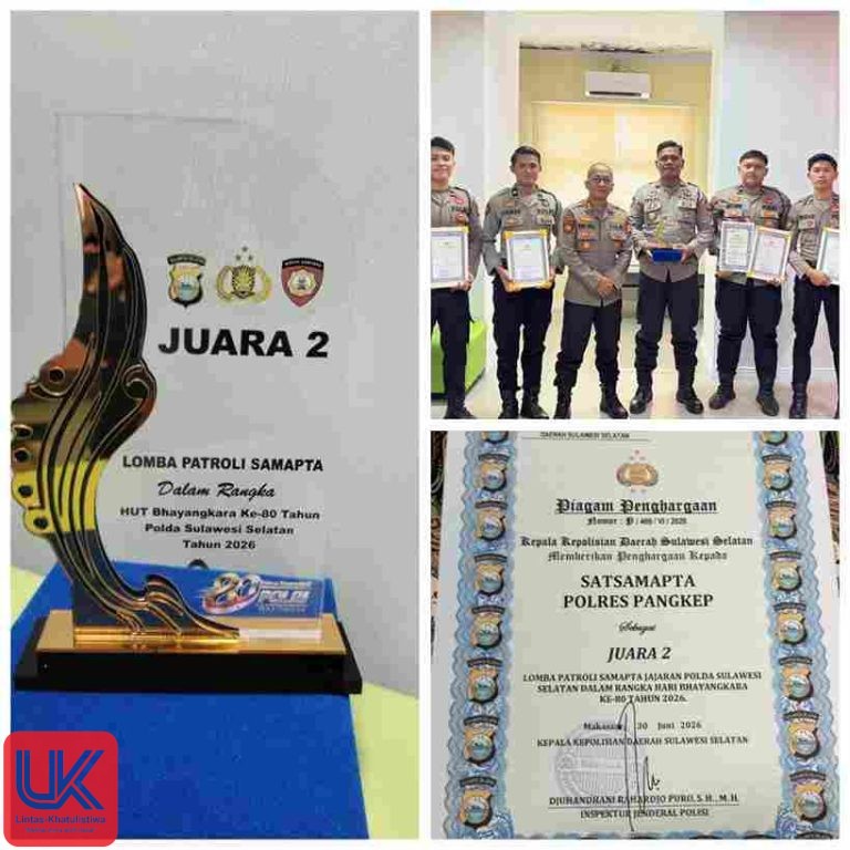 Polres Pangkep Raih Juara II Lomba Patroli Presisi Polda Sulsel