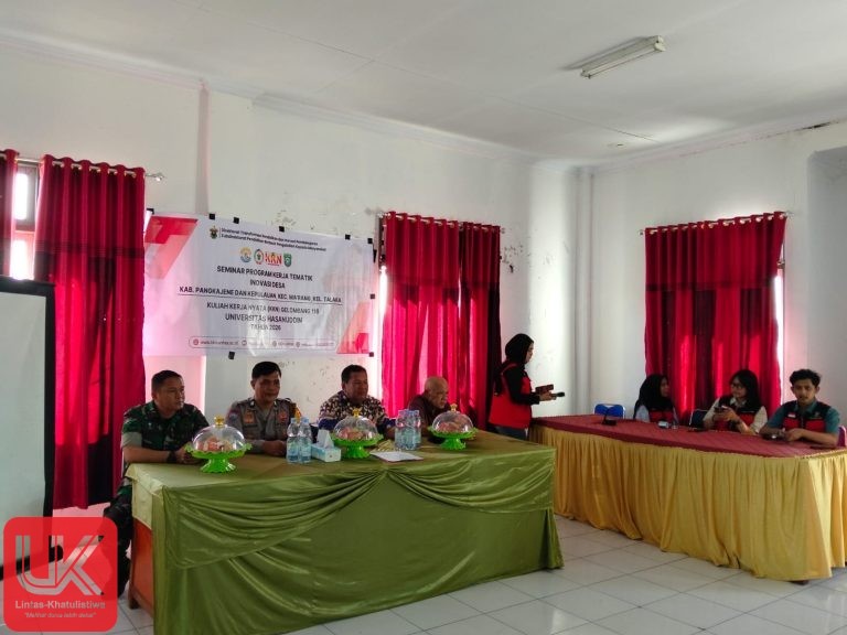 Tiga Pilar Kamtibmas Kelurahan Talaka Hadiri Seminar Program Kerja Tematik KKN Unhas Gelombang 116, Perkuat Sinergi Membangun Desa