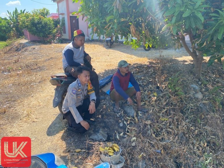 Bhabinkamtibmas Polsek Mandalle laksanakan giat sambang warga binaan pastikan wilayah dalam keadaan aman