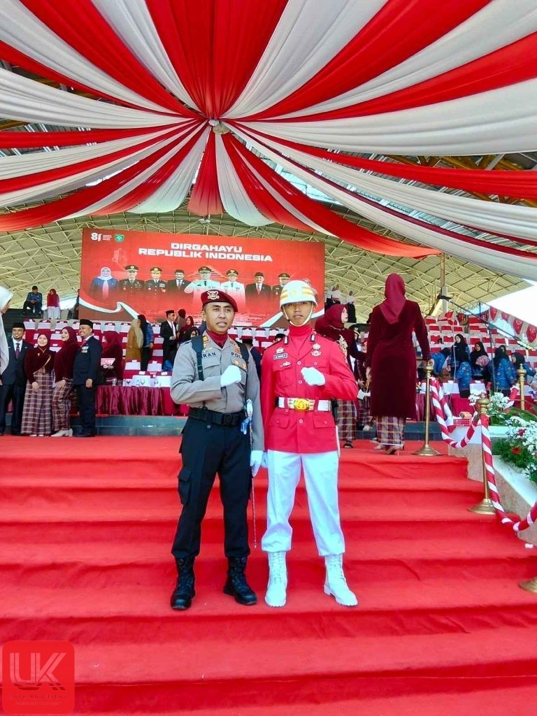 Empat Kali Pimpin Upacara HUT RI, AKP Imran, S.H. Tampilkan Dedikasi—Jejaknya Diikuti putranya Bripda muh. Raihan Prayuda