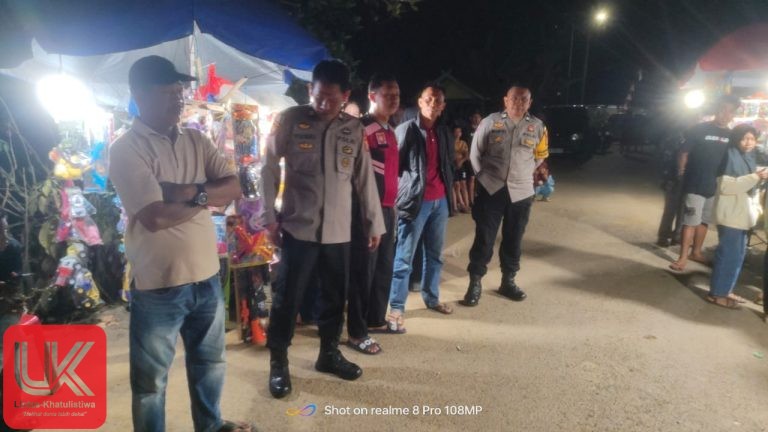 Kapolsek Ma’rang Pimpin Personel Pengamanan Hajatan Pernikahan Warga