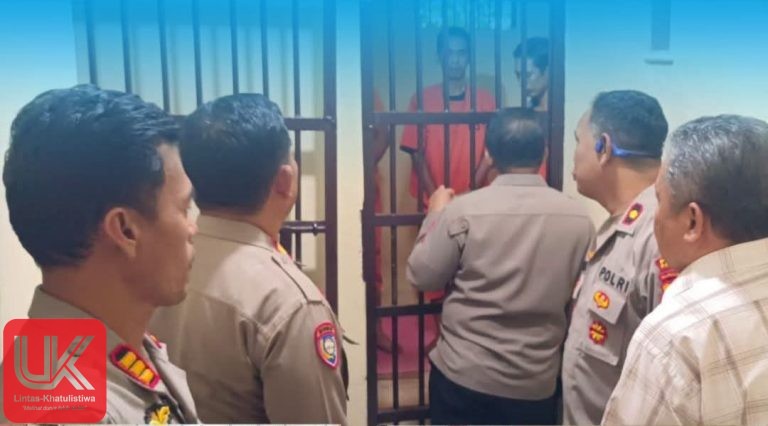 Dirbinmas Polda Sulsel Sambangi Rutan Polsek Bungoro, Beri Pengarahan Langsung ke Tahanan Pencurian Kabel