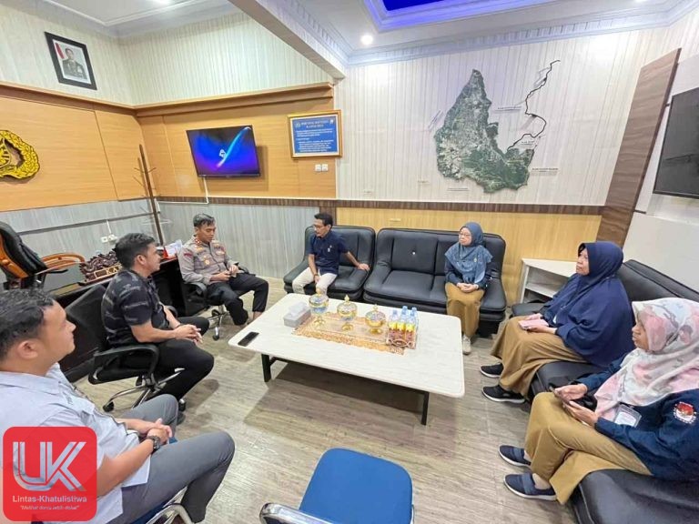 Kapolres Pangkep Terima Silaturahmi Jajaran KPU Kab.Pangkep