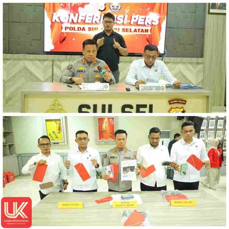 Polda Sulsel Ungkap 11 Modus Tindak Pidana Siber, 22 Tersangka Diamankan