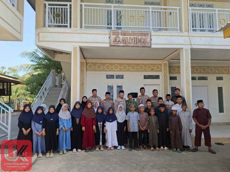 Dirbinmas Polda Sulsel Beri Motivasi Anak Yatim dan Penghafal Al-Qur’an di Pangkep