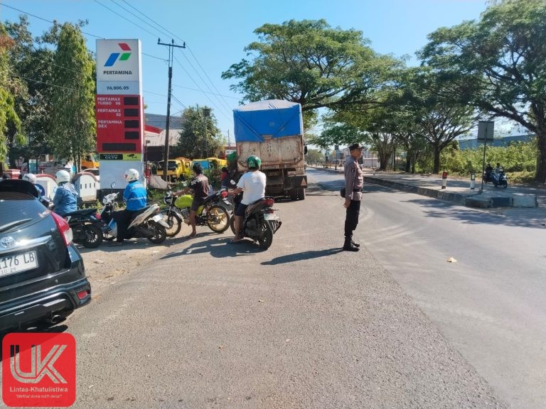 Antisipasi Penumpukan Warga, Polsek Segeri Perkuat Pengamanan dan Pengawasan SPBU