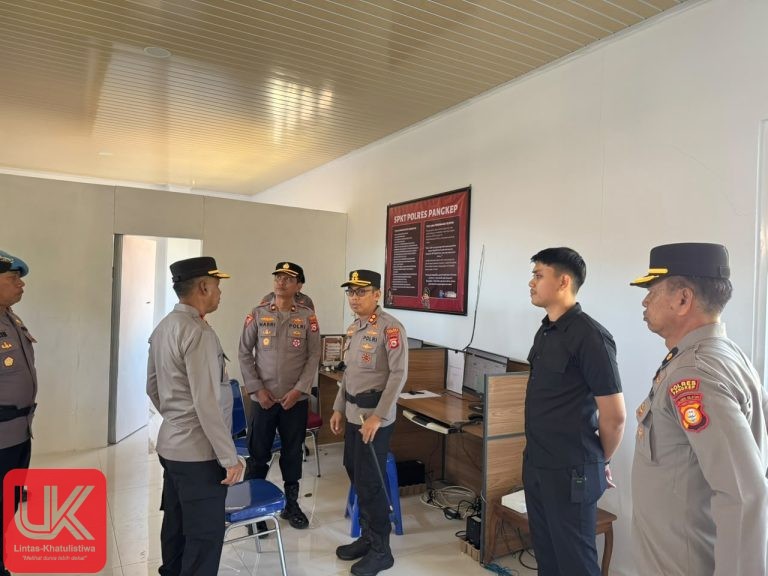Kapolres Pangkep Cek Langsung Ruang Yanpol 110 dan Ruang Tahanan, Pastikan Pelayanan dan Keamanan Berjalan Optimal