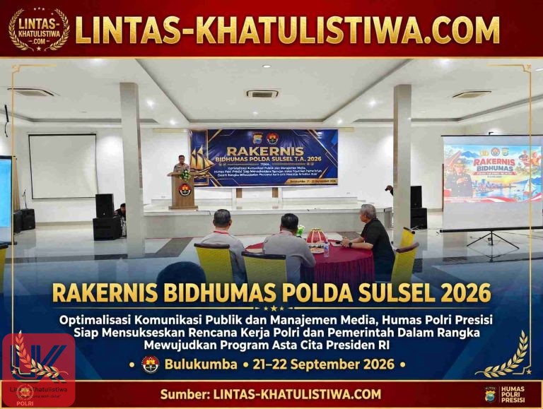 Optimalisasi Komunikasi Publik, Humas Polres Pangkep Hadiri Rakernis Bid Humas Polda Sulsel T.A. 2026 di Bulukumba