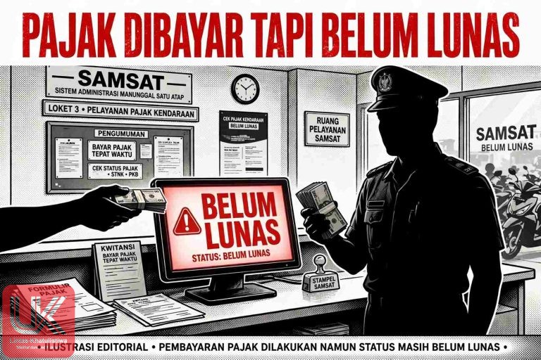 Miris! Bayar Pajak di Gerai Samsat Tonasa II Sejak 30 Januari 2026, Status di Sistem Sampai Sekarang Belum Lunas
