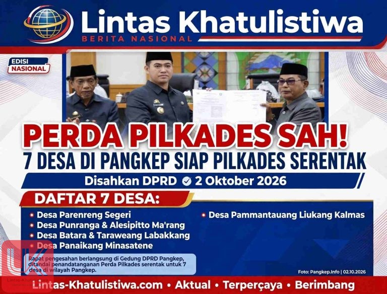 7 DESA DI PANGKEP SIAP GELAR PESTA DEMOKRASI SERENTAK