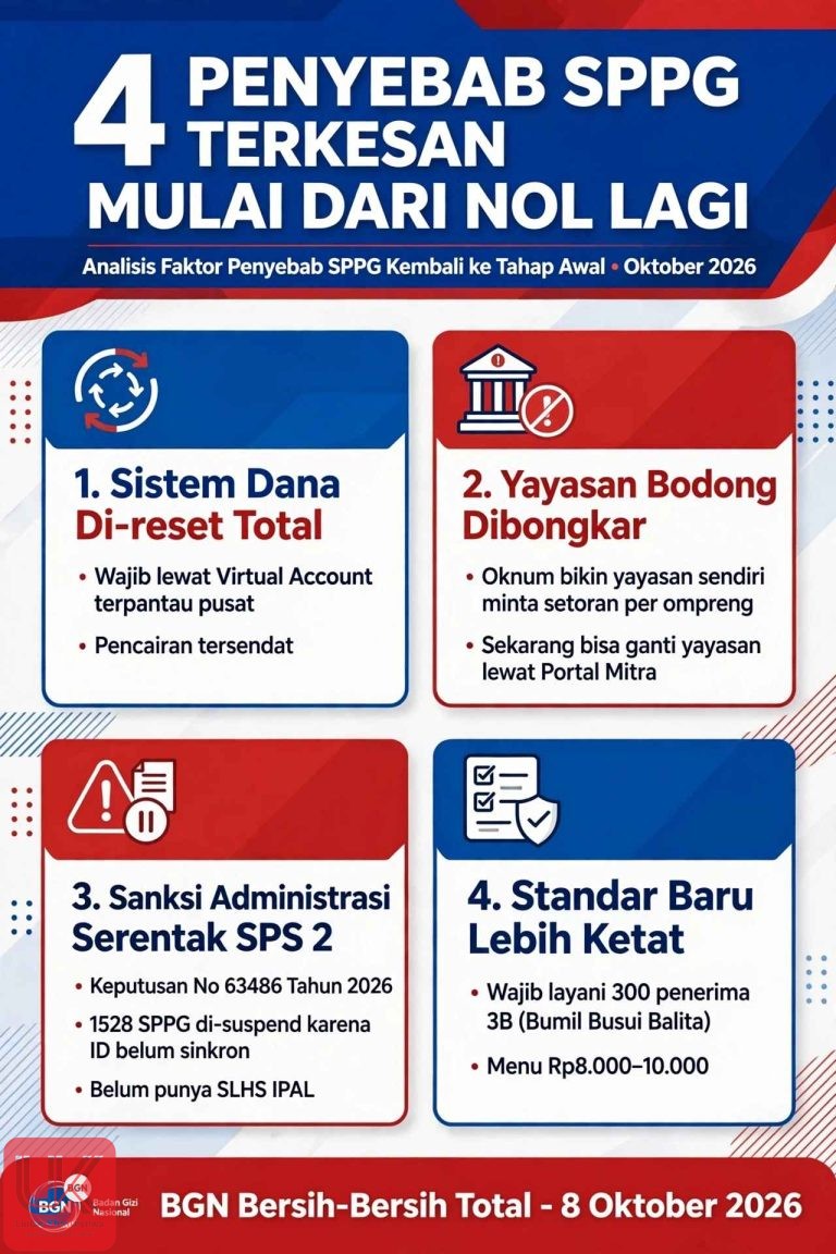 BONGKAR POLA NASIONAL: KENAPA BANYAK SPPG TERKESAN MULAI DARI NOL LAGI?