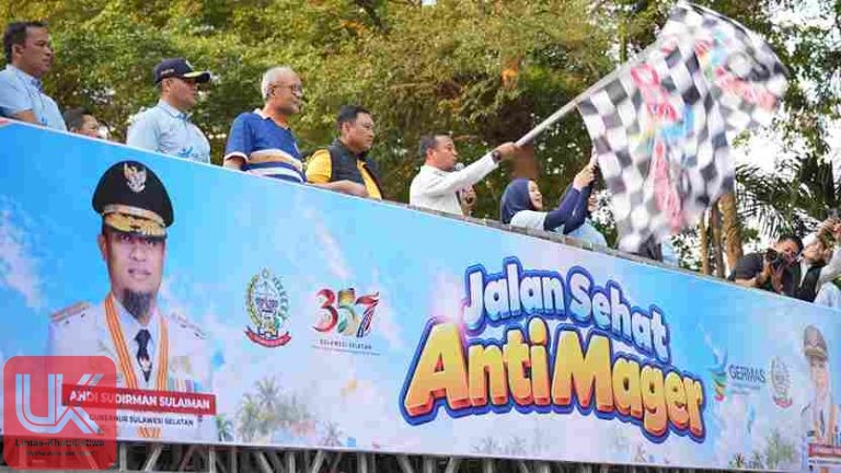 Kapolda Sulsel Hadiri Jalan Santai Anti Mager dan Pasar Murah Hari Jadi ke-357 Sulsel, Dukung Program Pemerintah untuk Kesejahteraan Masyarakat
