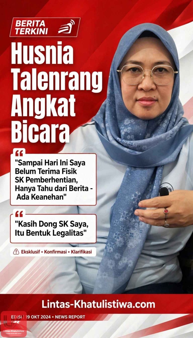 Husnia Talenrang Angkat Bicara Soal SK Pemberhentian: Belum Terima Fisik, Hanya Tahu dari Berita, Ada Keanehan