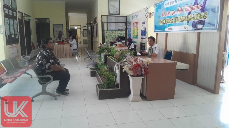 Jaga Kamtibmas di Pulau, Polsek Liukang Kalmas Patroli dan Silaturahmi ke Puskesmas Kalmas