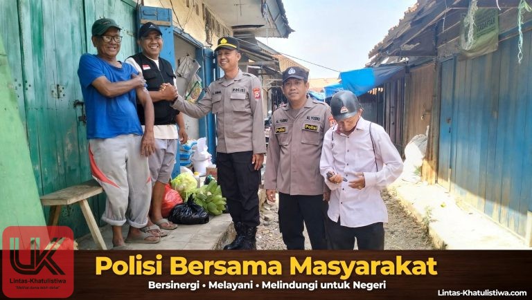Polisi Bersama Masyarakat Hadir di Pusat Aktivitas Warga, Ciptakan Situasi Aman di Pasar Tradisional Bonto-Bonto