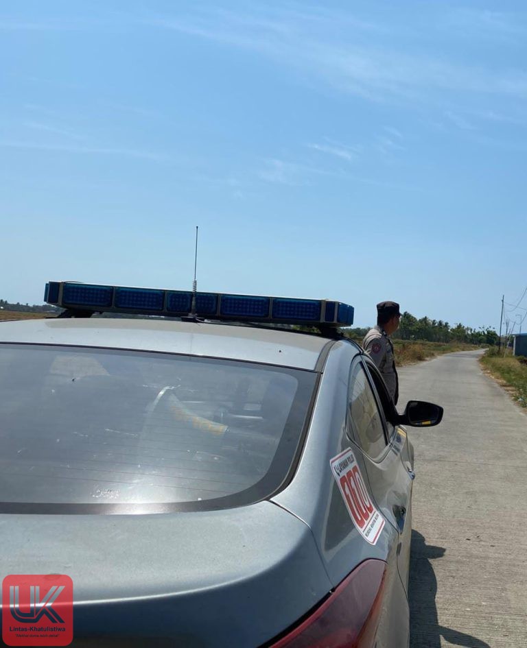 Polsek Mandalle Gelar Patroli Sore Hari Untuk Jaga Kamtibmas
