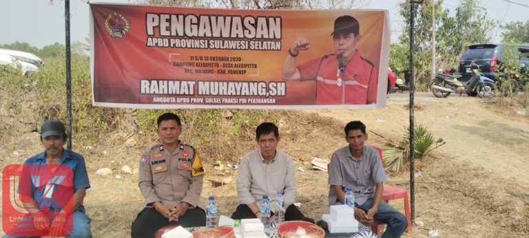 Dekat dengan Petani, Bhabinkamtibmas Ma’rang Dampingi Warga Alesipitto Awasi Dana Pembangunan Sulsel