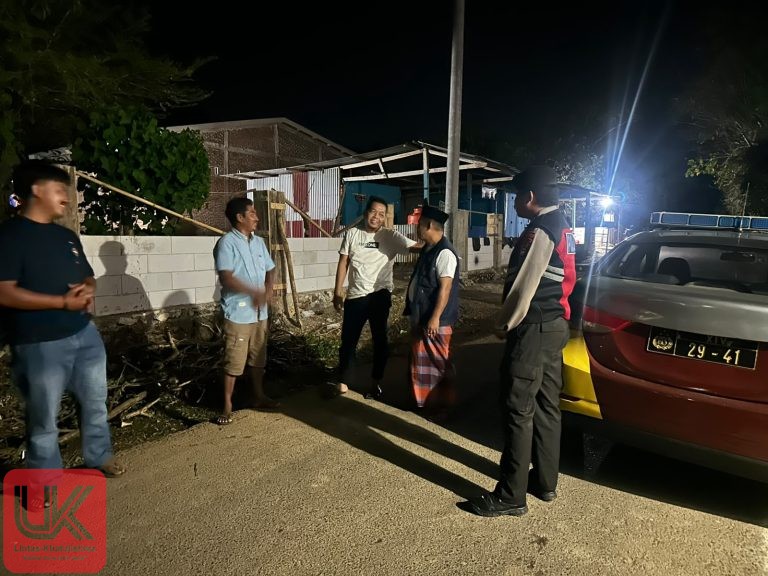 Cegah Gangguan Kamtibmas, Kanit Reskrim Polsek Ma’rang Bersama Anggota Piket Laksanakan Patroli